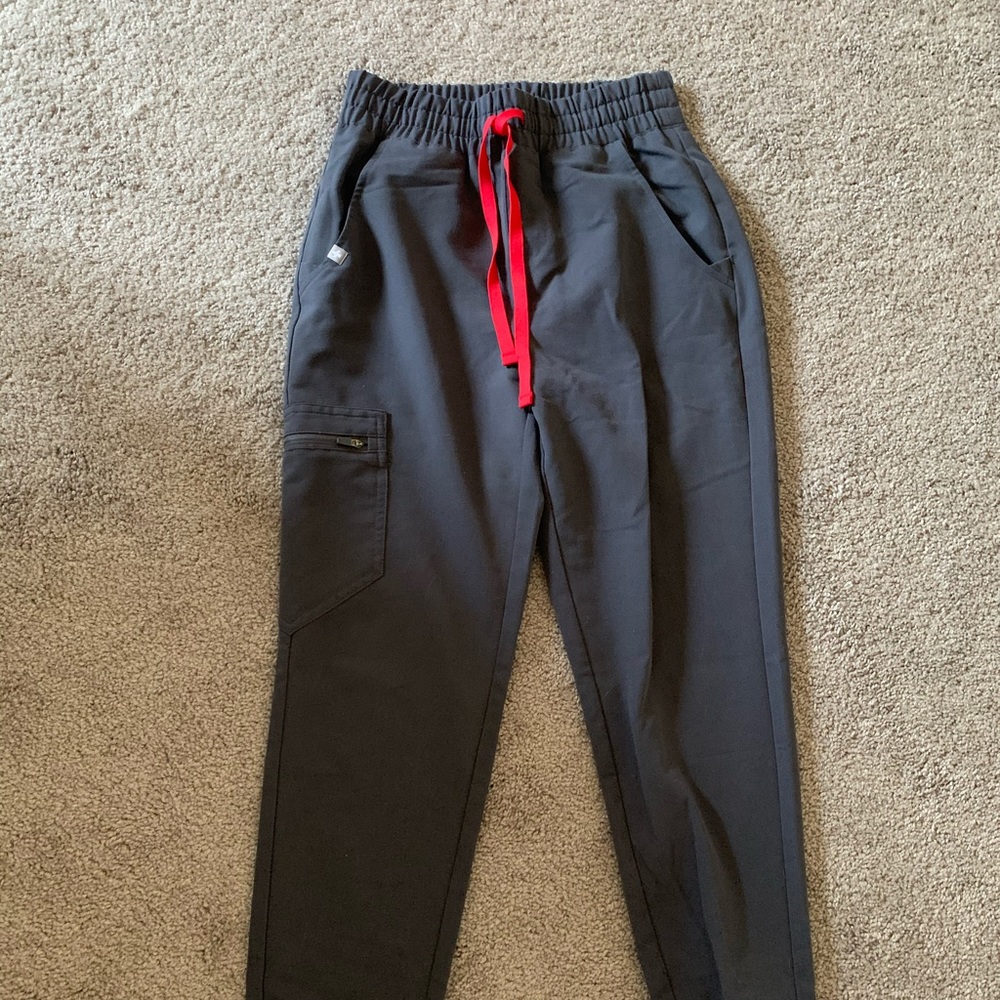 Figs XXS petite charcoal high waisted Zamora